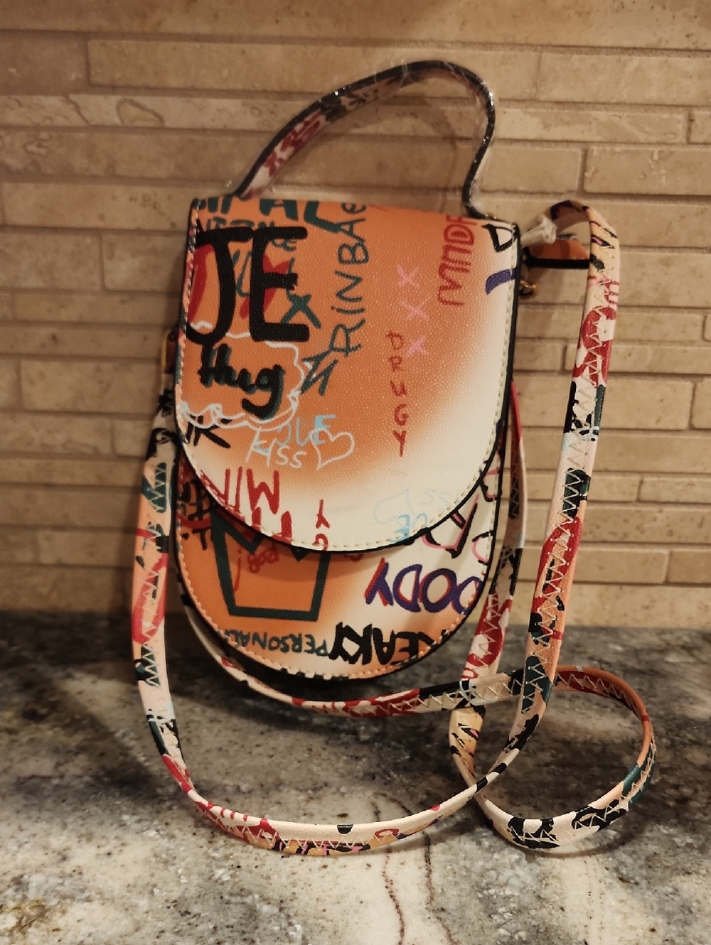 Graffiti Crossbody Bag